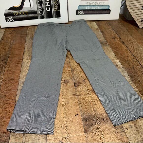 Theory black & white houndstooth classic skinny hi rise dress pants - Picture 9 of 14